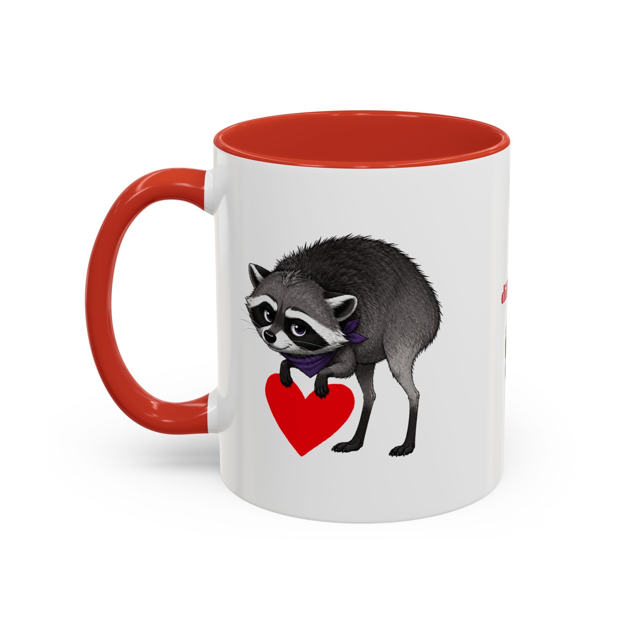 Jimothy “Be Different” Raccoon Mug
