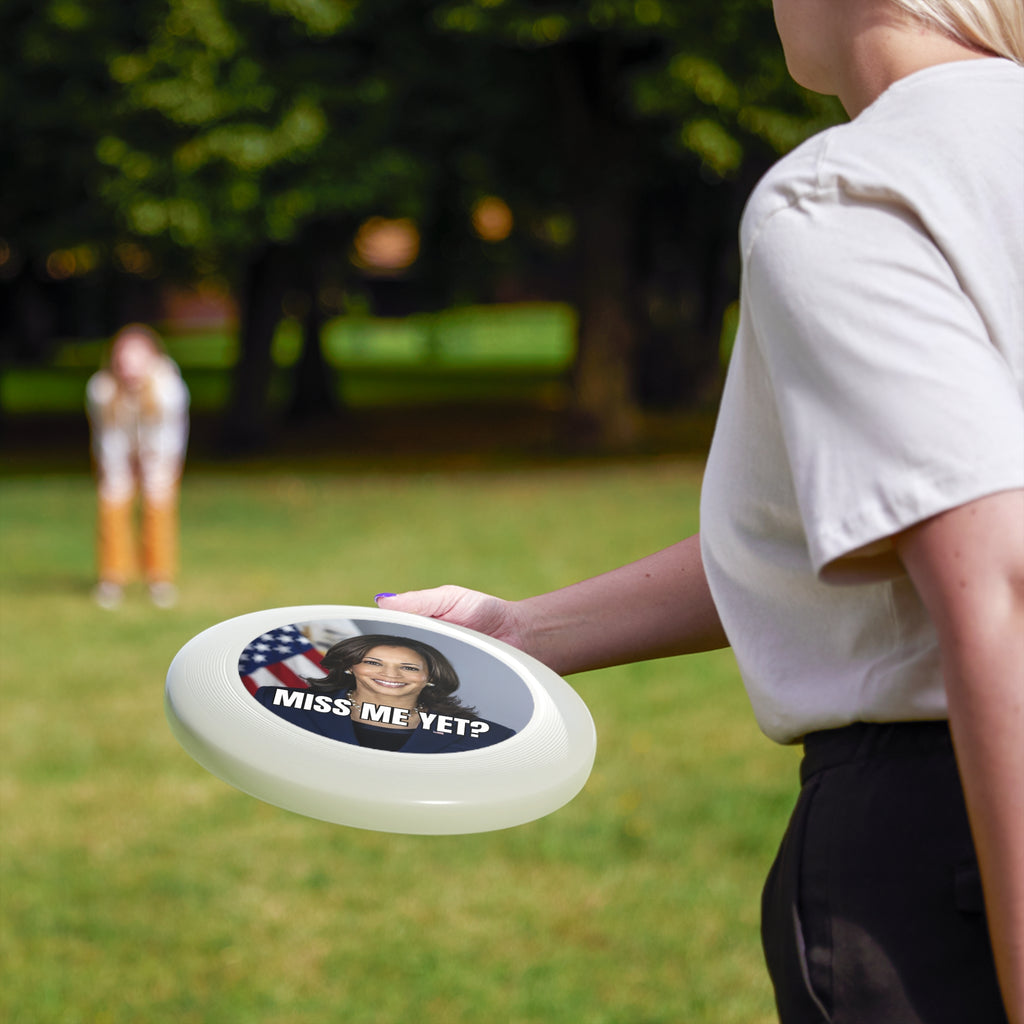 Funny Political Frisbee - 'Miss Me Yet?' Outdoor Game for Large Gatherings