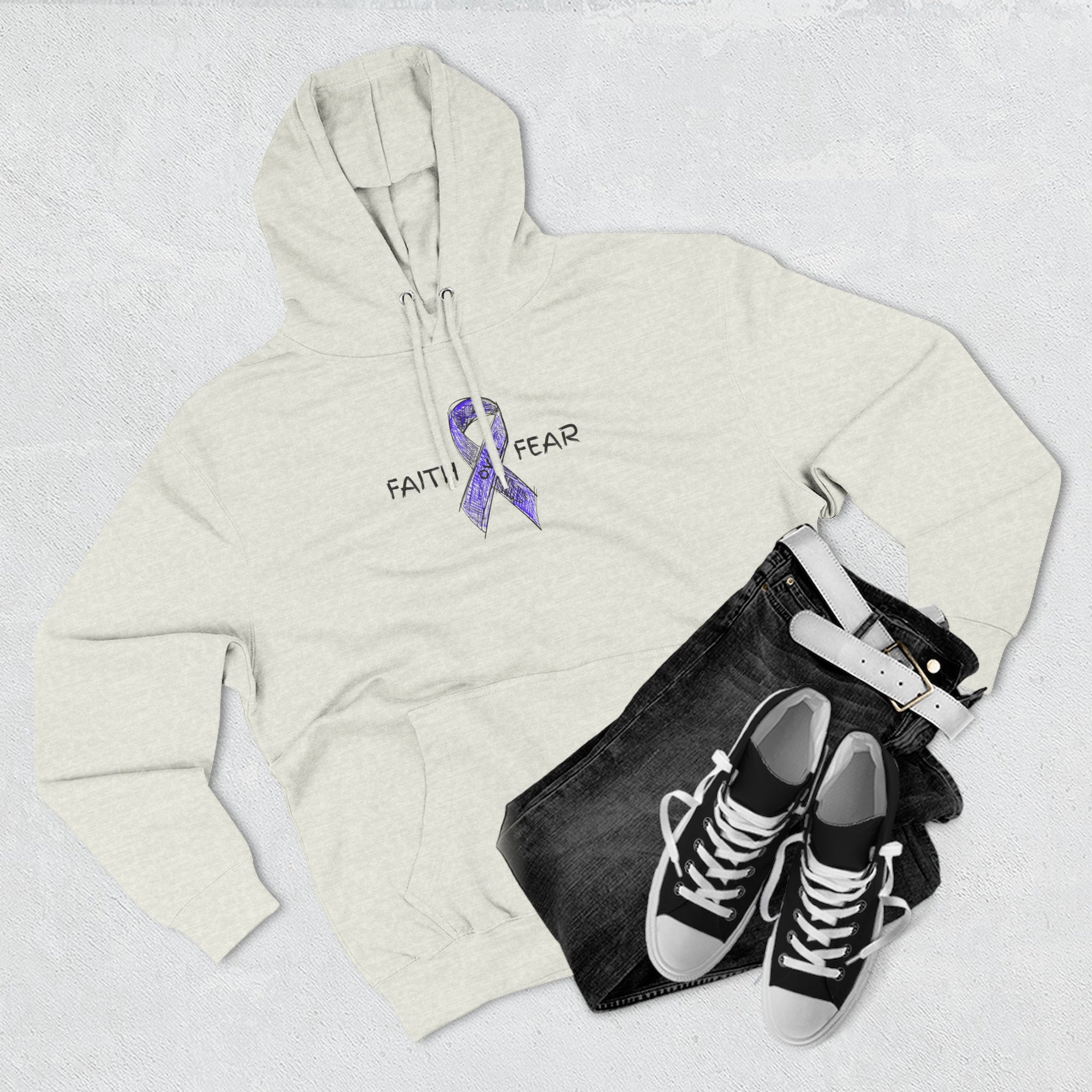 Faith Over Fear Epilepsy Awareness Hoodie