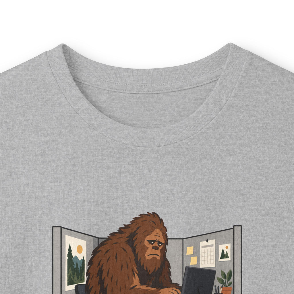 Tough Times Hit Everyone Bigfoot Long Sleeve Shirt | Funny Sasquatch Office Tee