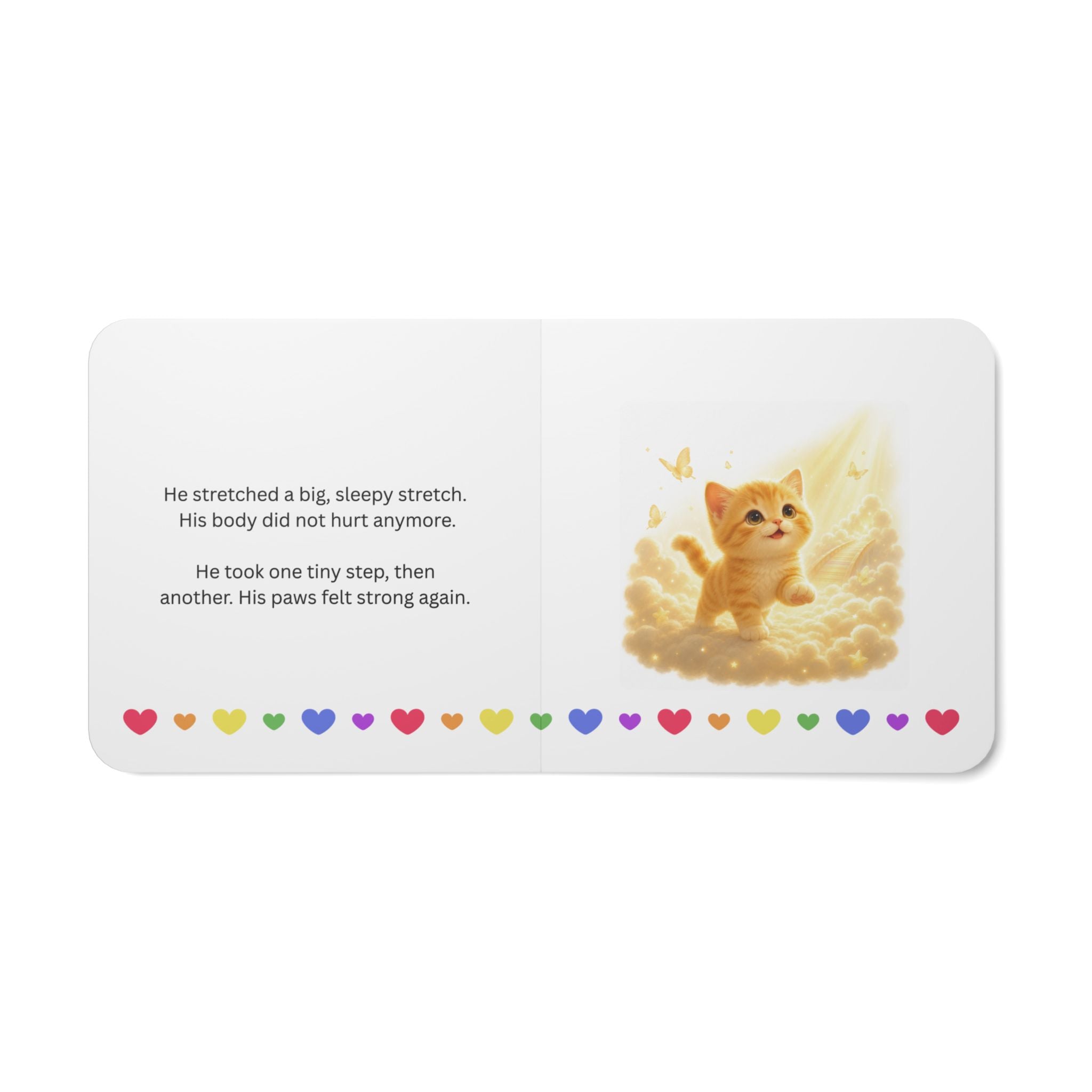A Cat’s First Day Across the Rainbow Bridge Board Book