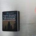 Photo depicting the ​Twitching Tails & Contented Sighs Porcelain Magnet, Square from EpiAl's Shop.