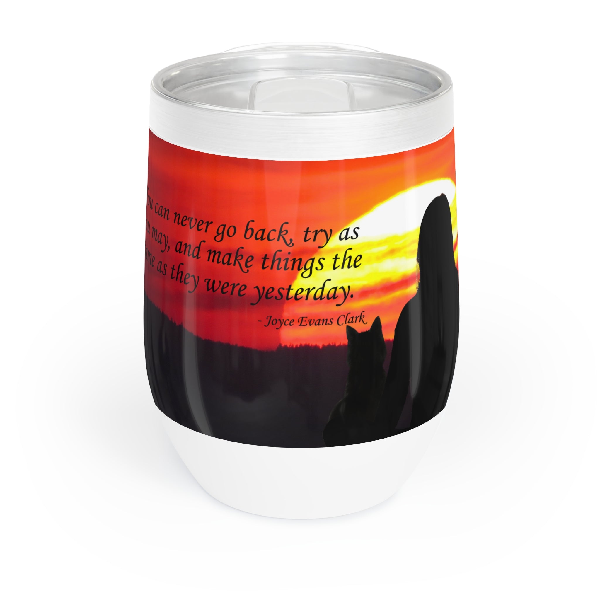 Photo depicting the ​Try As You May Chill Wine Tumbler from EpiAl's Shop.