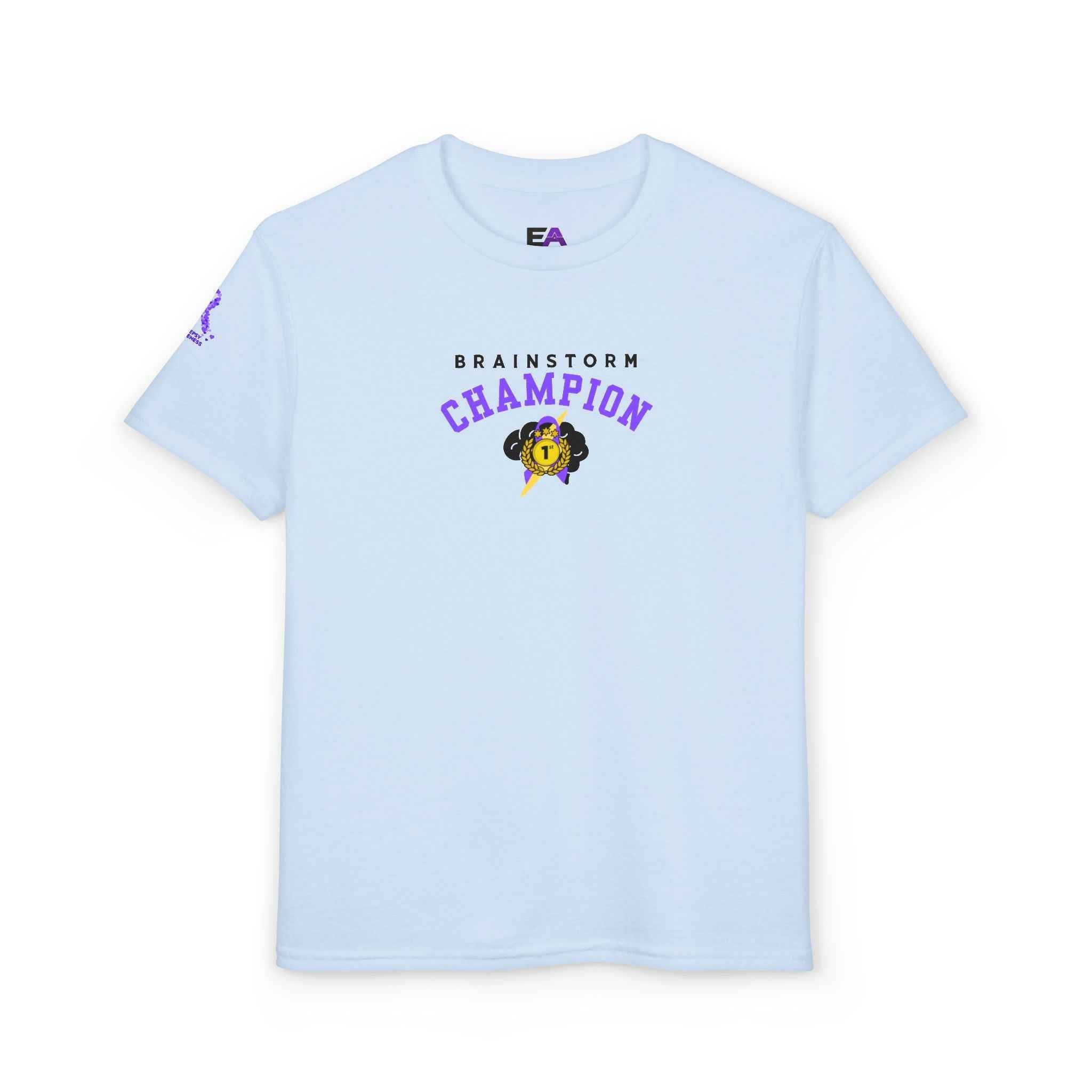 Brainstorm Champion Youth Tee – Neurostrong Kids Edition