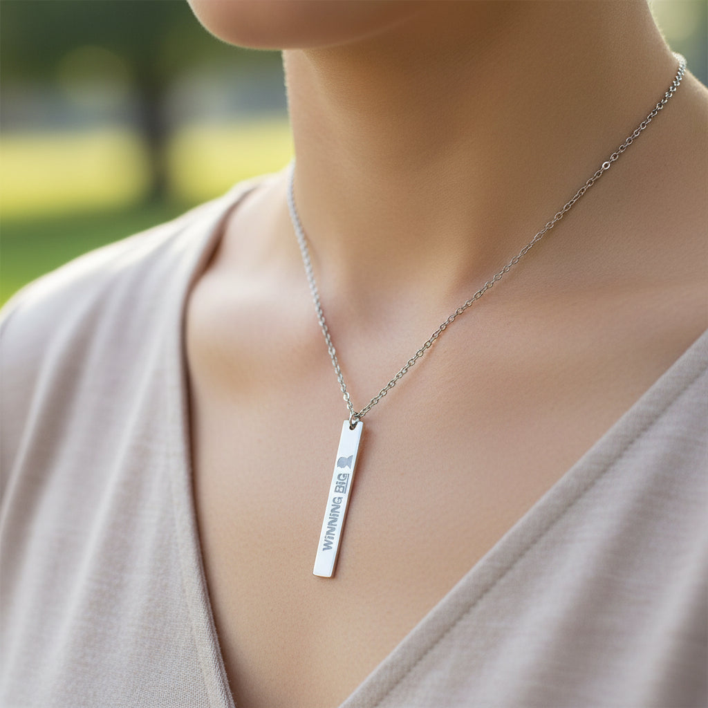 Winning Big Vertical Bar Necklace | Sassy Political Statement (No Names Needed)