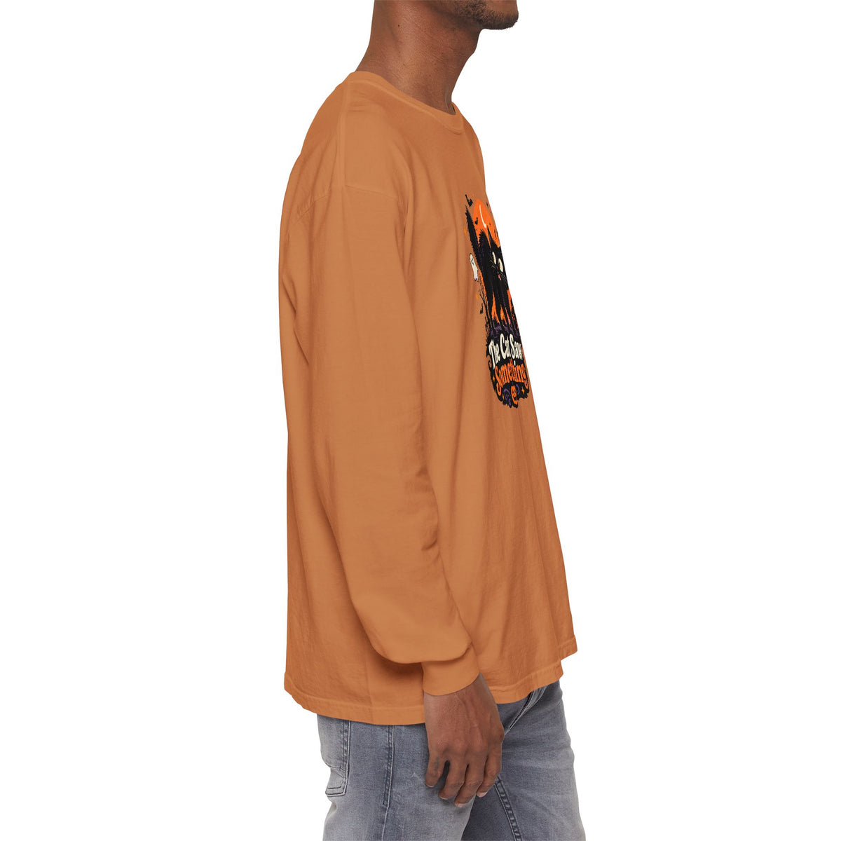 The Cat Saw Something Halloween Long Sleeve Shirt
