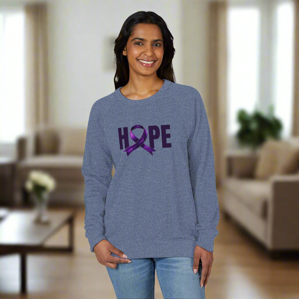 Hope French Terry Crewneck Sweatshirt, Gift for a Cause