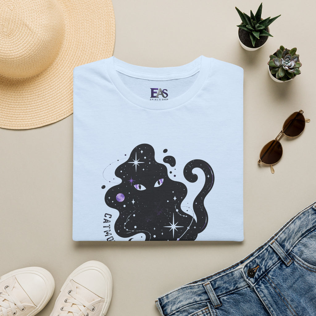 Catmosphere Cosmic Cat T-Shirt | Celestial Black Cat Graphic Tee