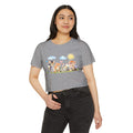 Whiskers in Bloom Watercolor Crop Top