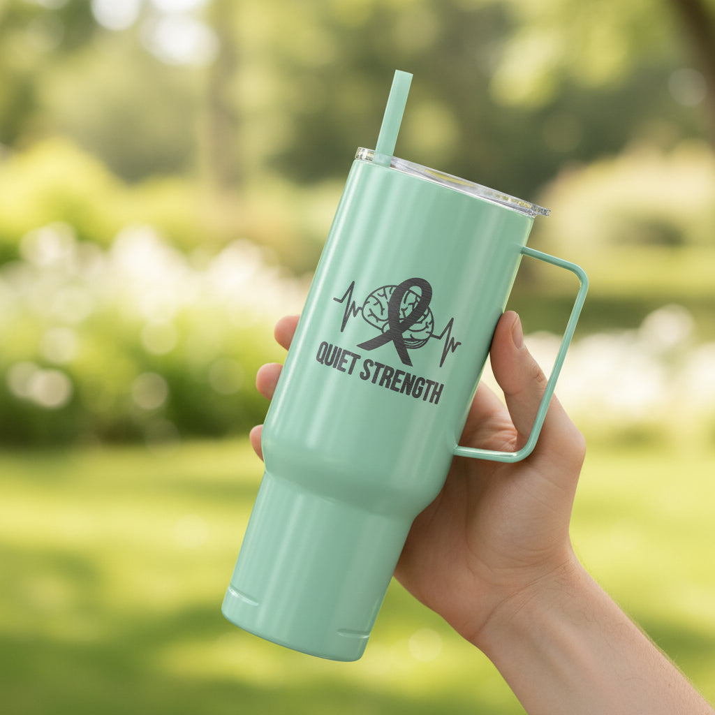 Quiet Strength 40oz Insulated Tumbler