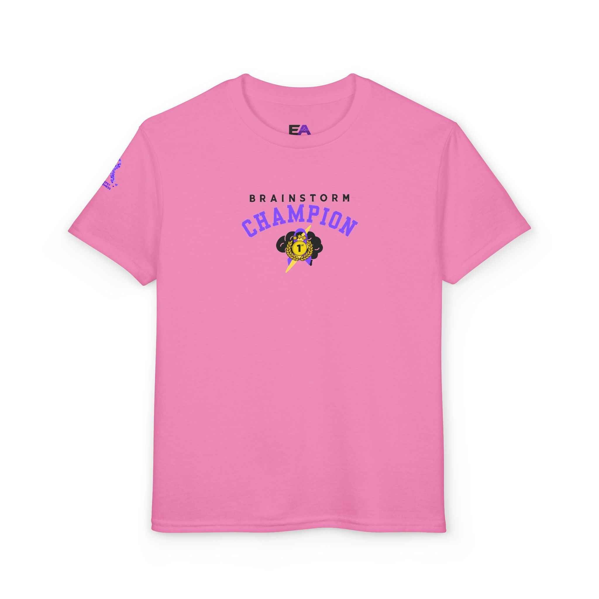 Brainstorm Champion Youth Tee – Neurostrong Kids Edition