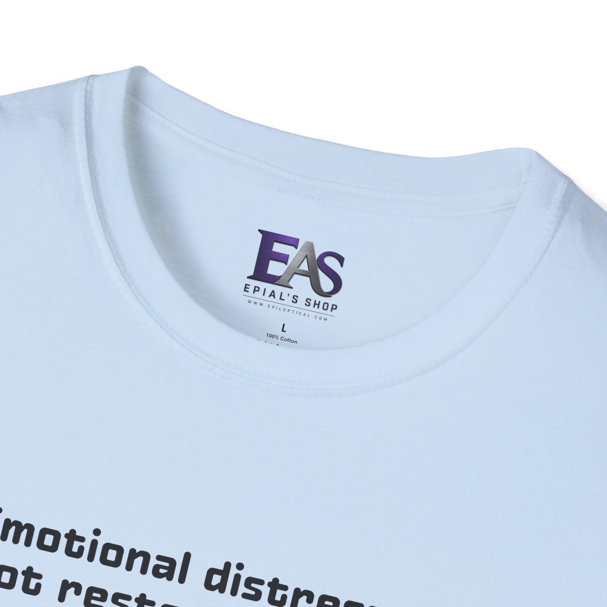 AI Translation: Emotional Distress Will Not Restore Displaced Dairy Products T-Shirt