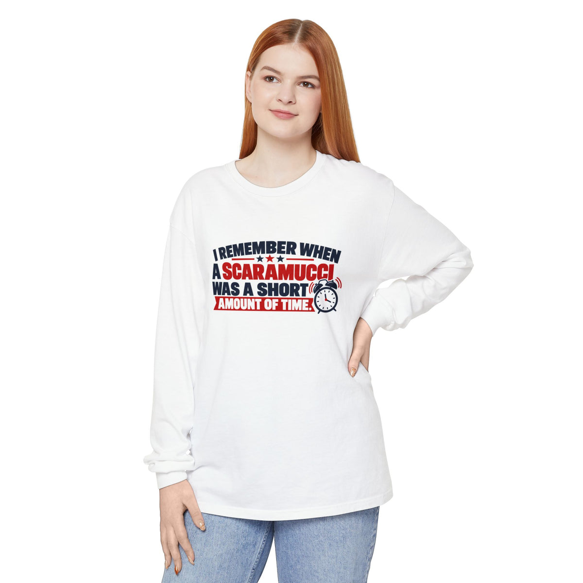 I Remember When a Scaramucci Was Short | Political Humor Long Sleeve Shirt
