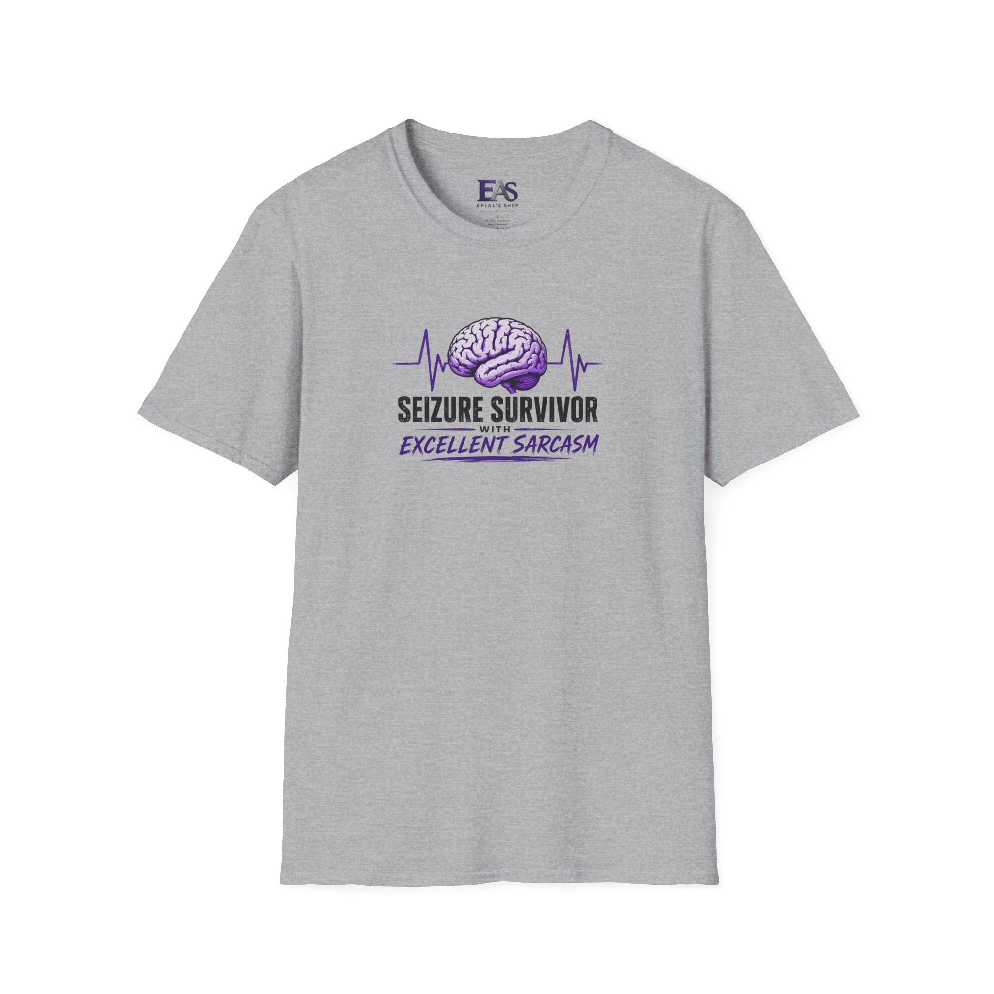 Seizure Survivor With Excellent Sarcasm Epilepsy T-Shirt