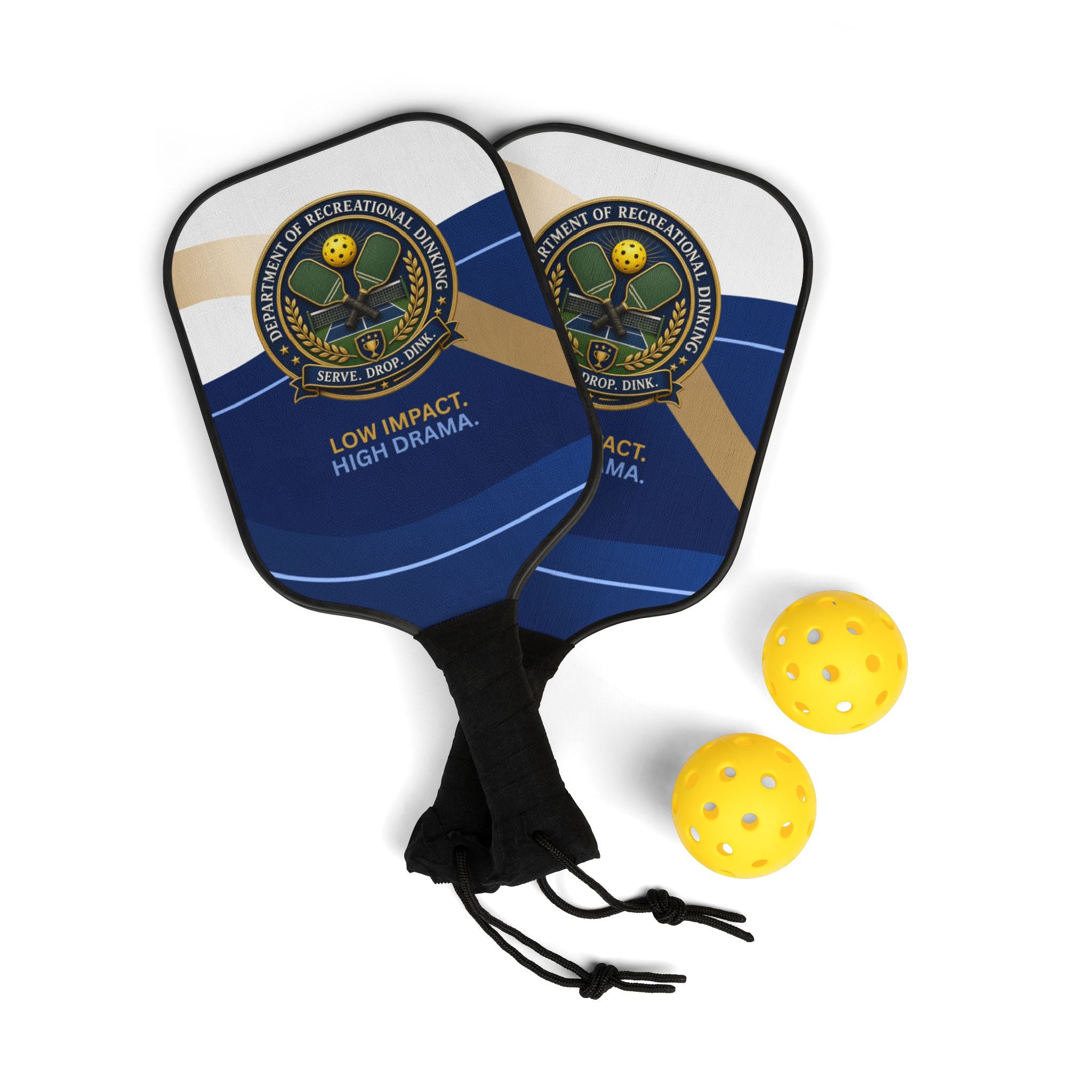 Low Impact, High Drama Pickleball Paddle Set