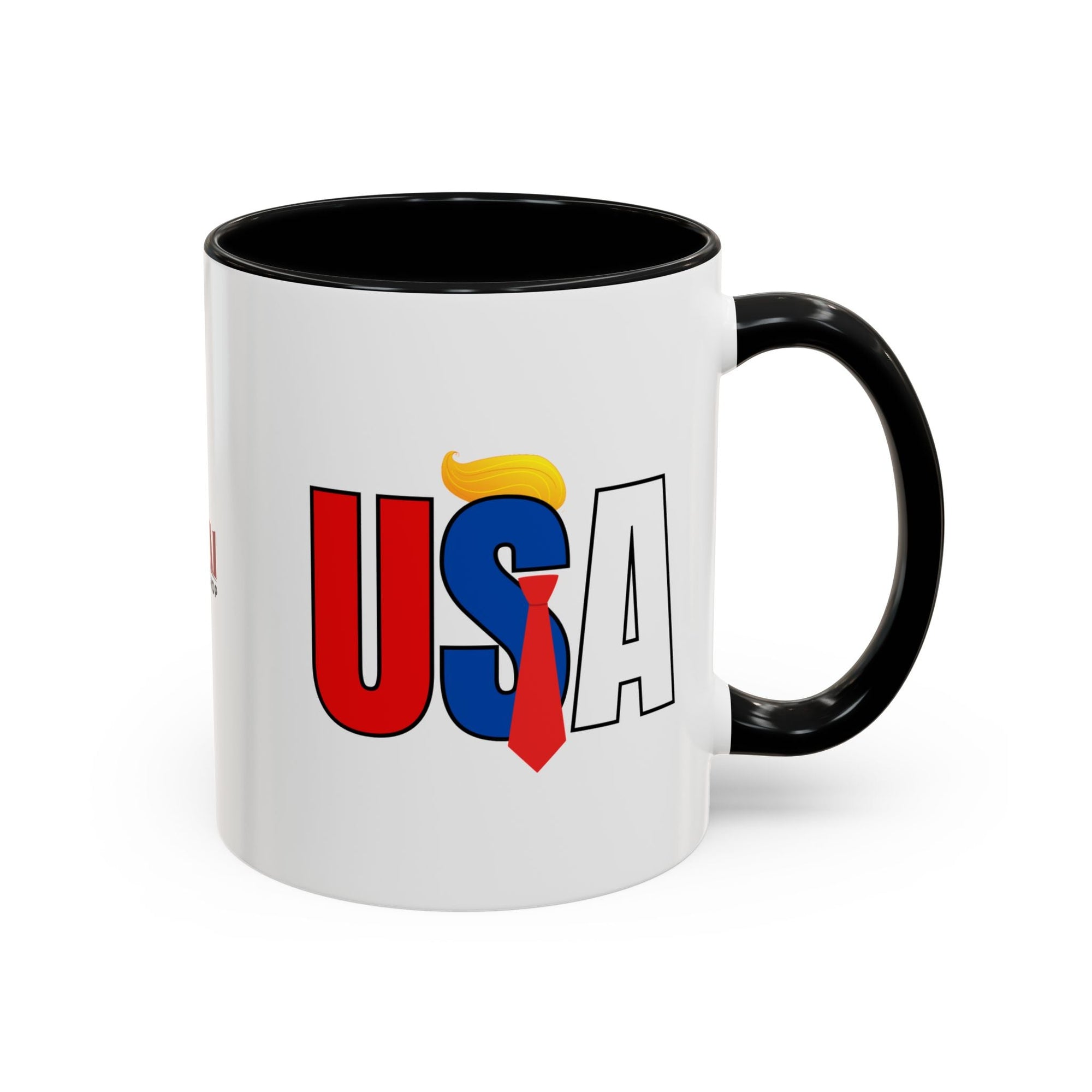 Trump USA Accent Coffee Mug Printify