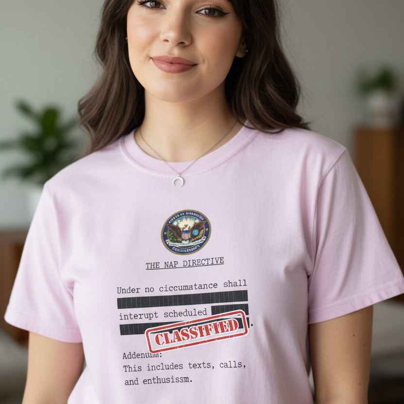 The Nap Directive Unisex T-Shirt – Official Rest Policy Graphic Tee