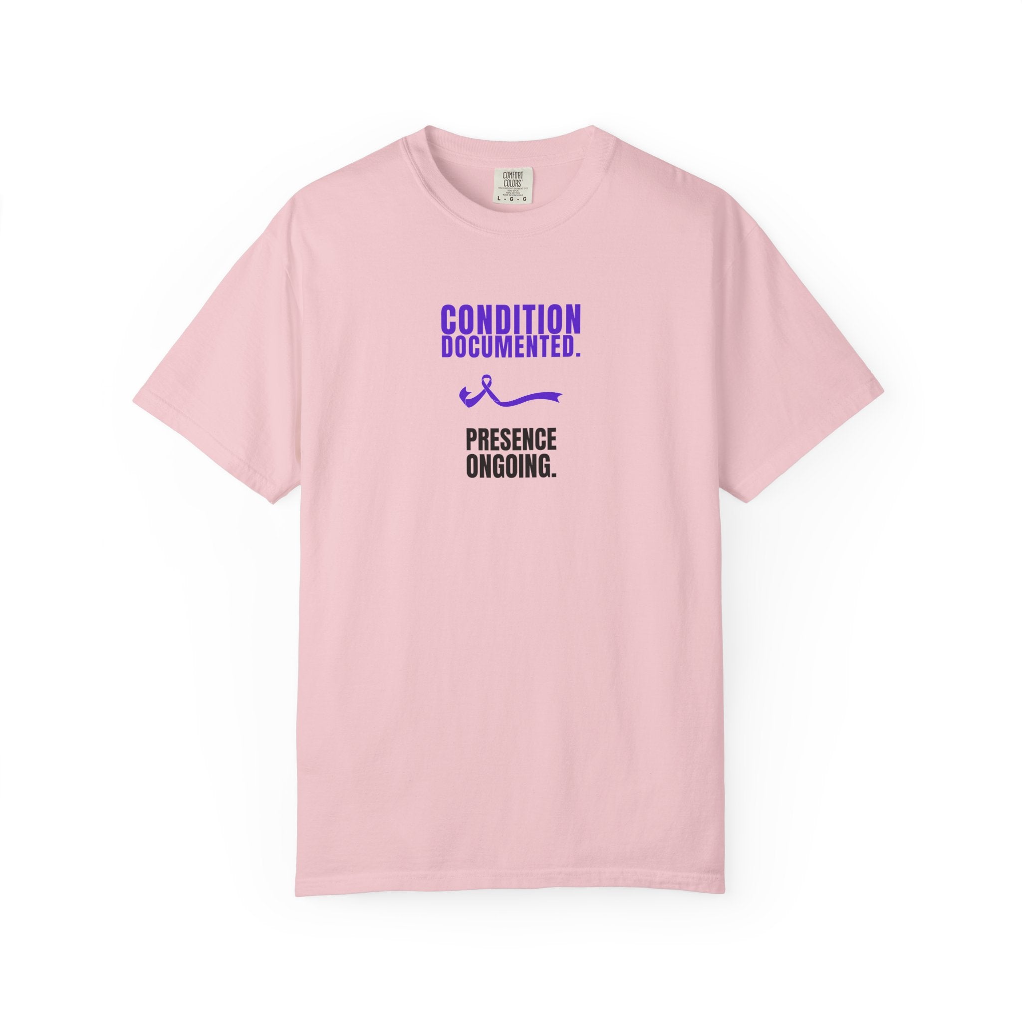 Condition Documented. Presence Ongoing. – Epilepsy Awareness T-Shirt