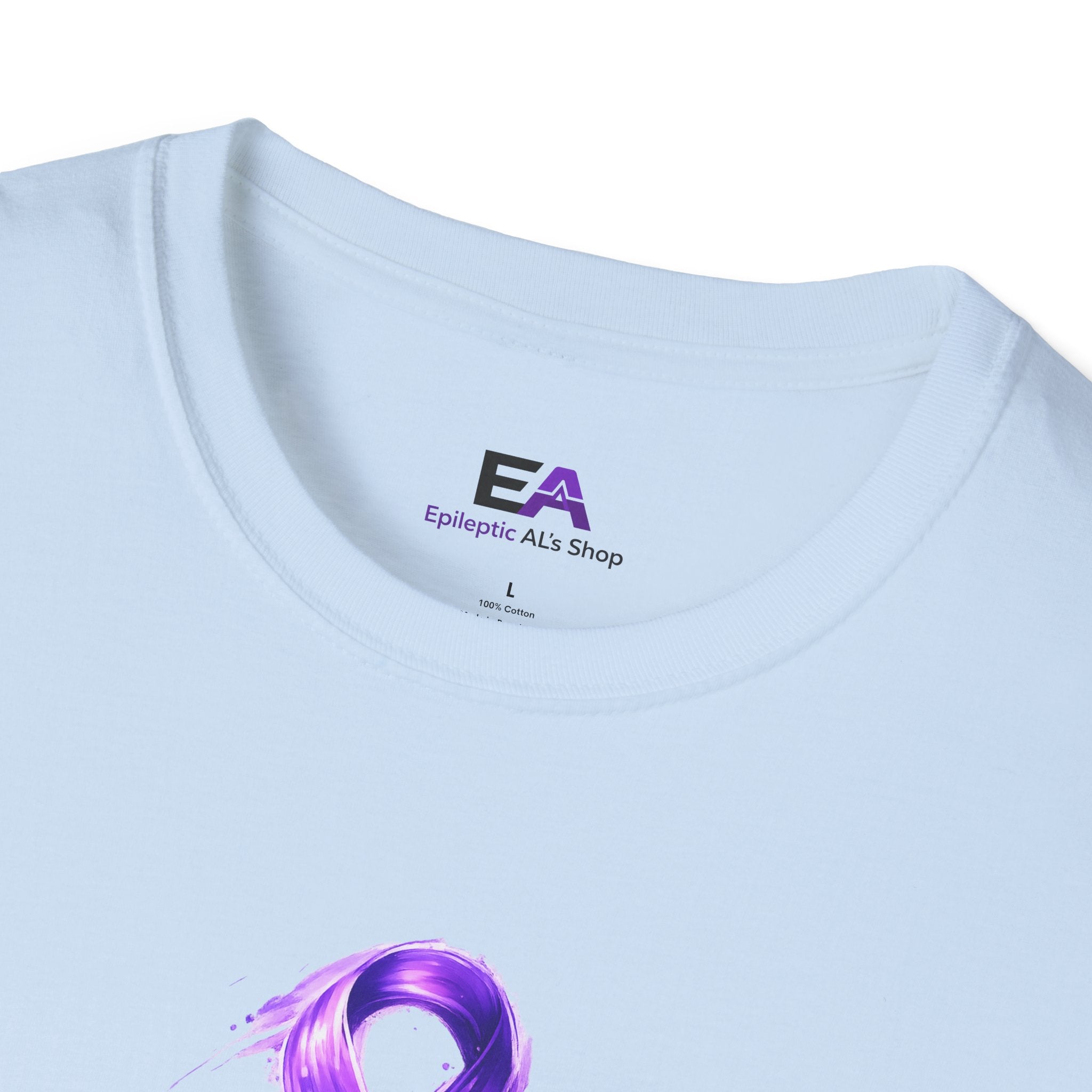 Fierce. Brave. Aware. Purple Ribbon Epilepsy Awareness T-Shirt