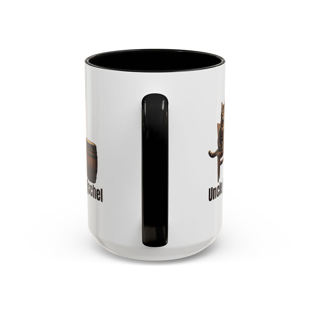 Humorous Uncle Purrschel Cat Accent Coffee Mug