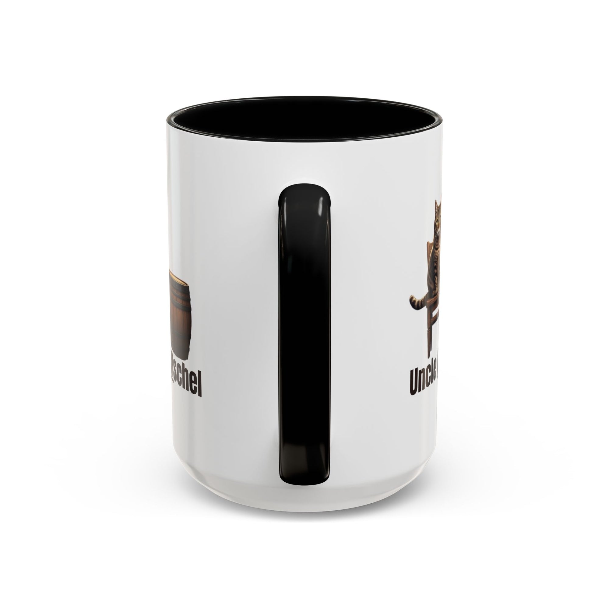 Humorous Uncle Purrschel Cat Accent Coffee Mug