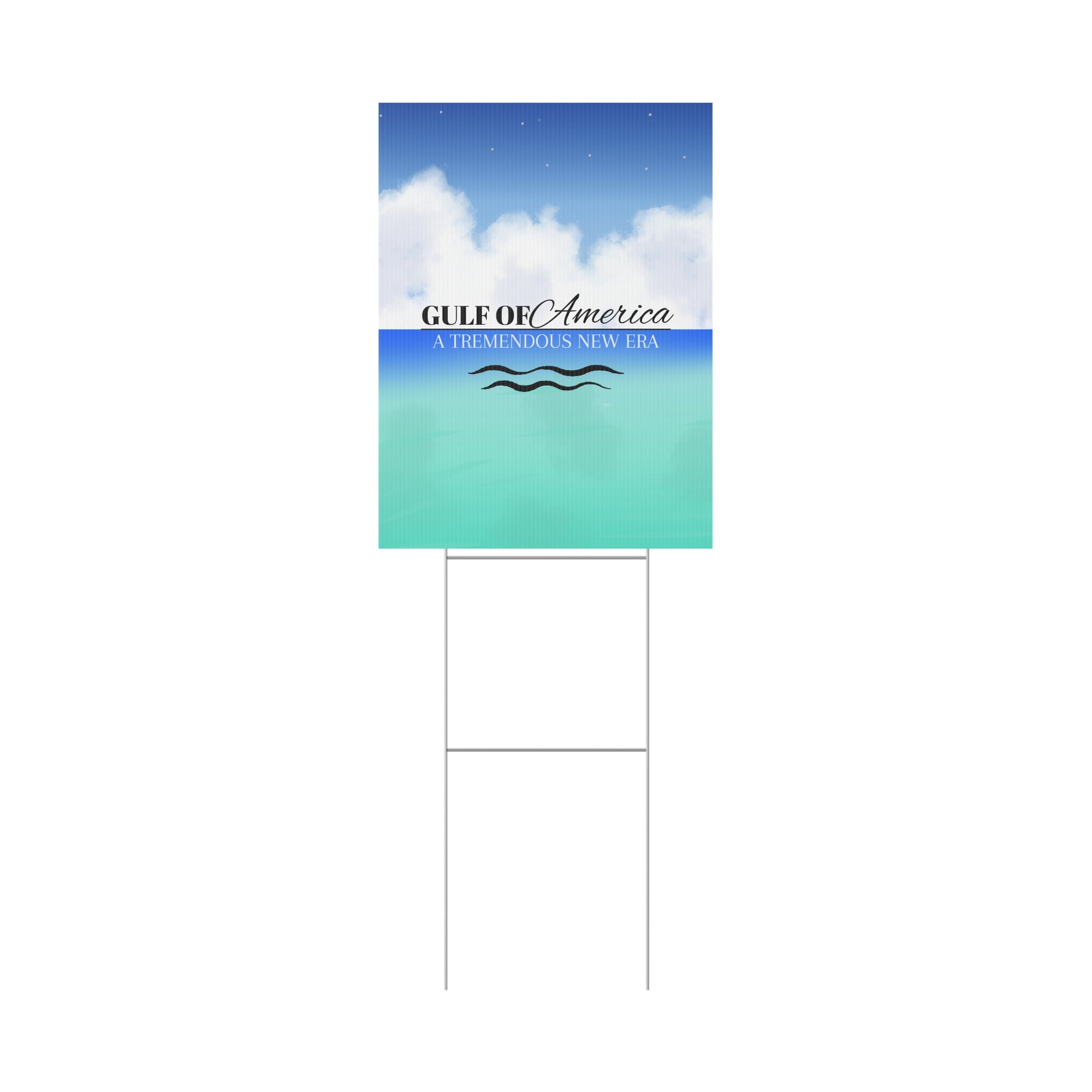 American Gulf Plastic Yard Sign