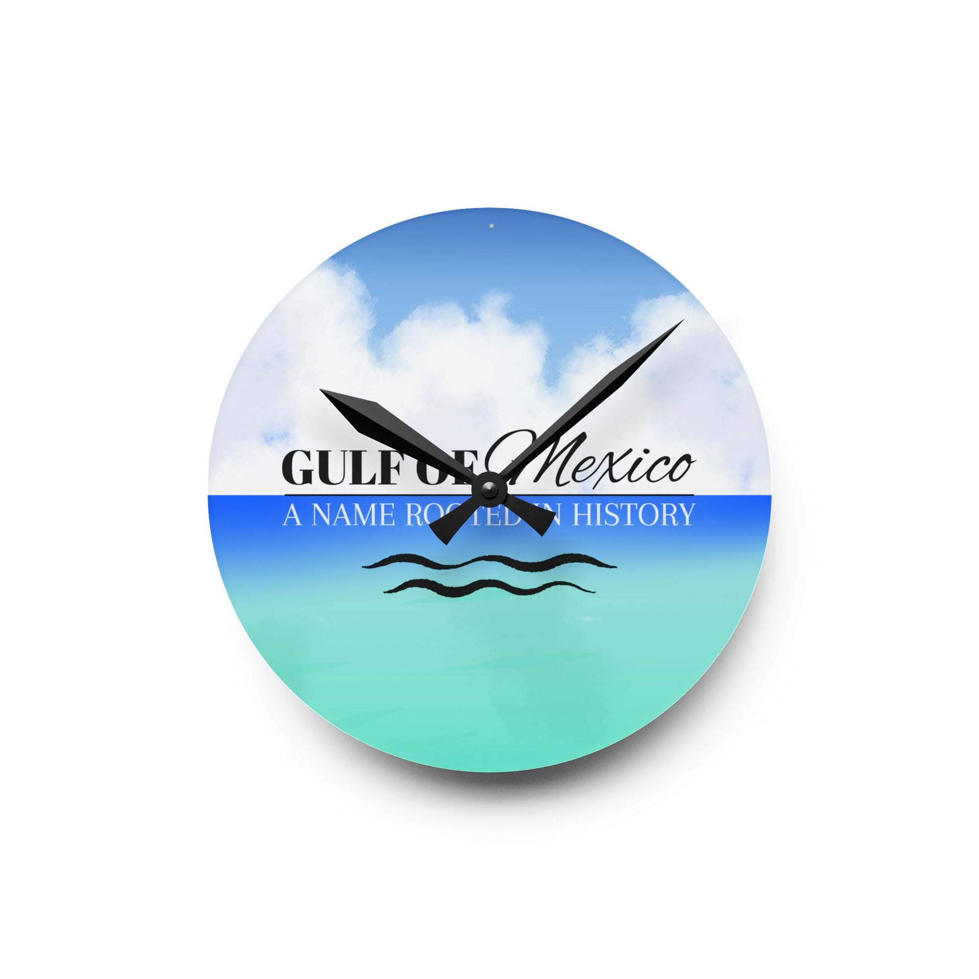 Gulf of Mexico Acrylic Wall Clock