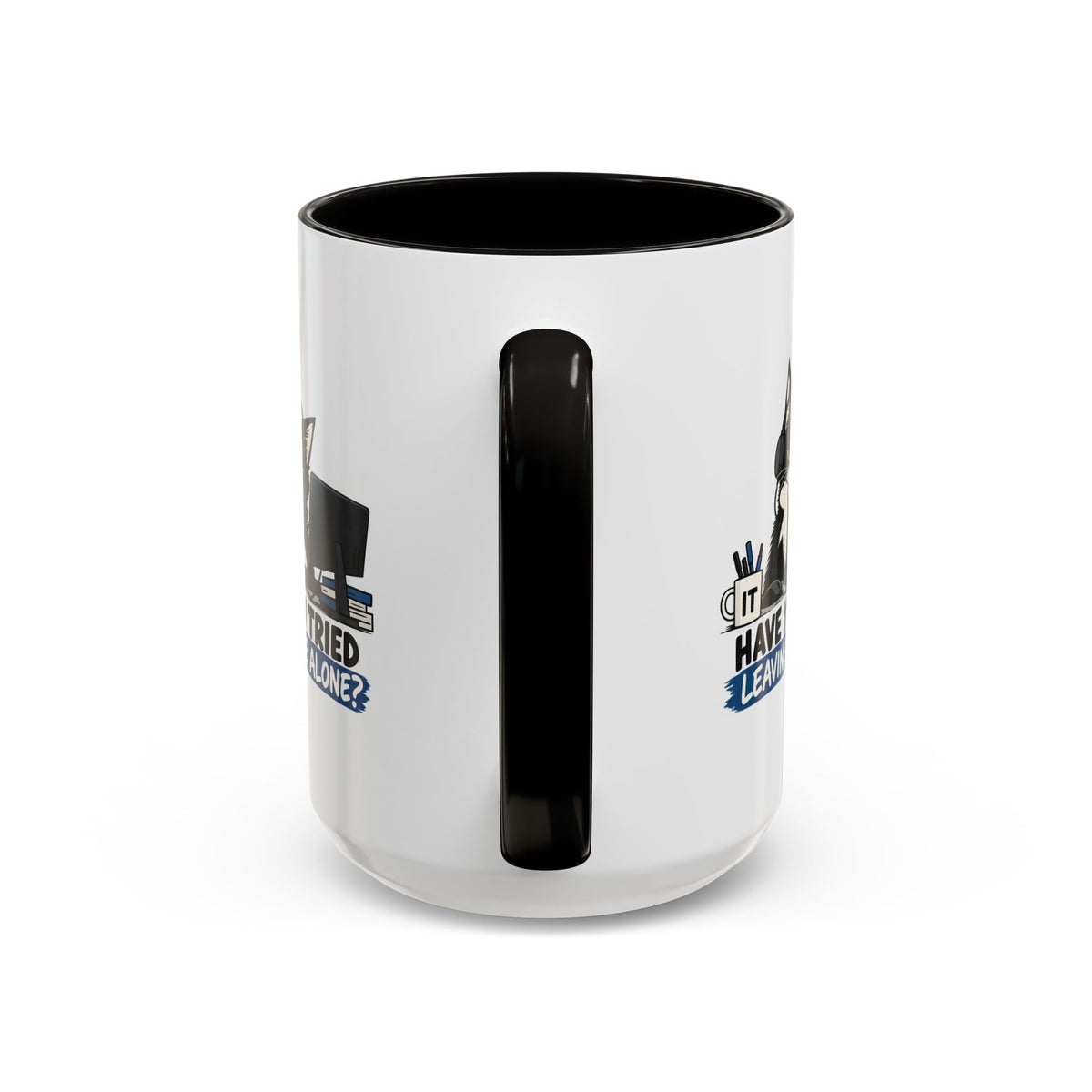 Have You Tried Leaving Me Alone? IT Cat Mug | Funny Office & Tech Support Coffee Mug