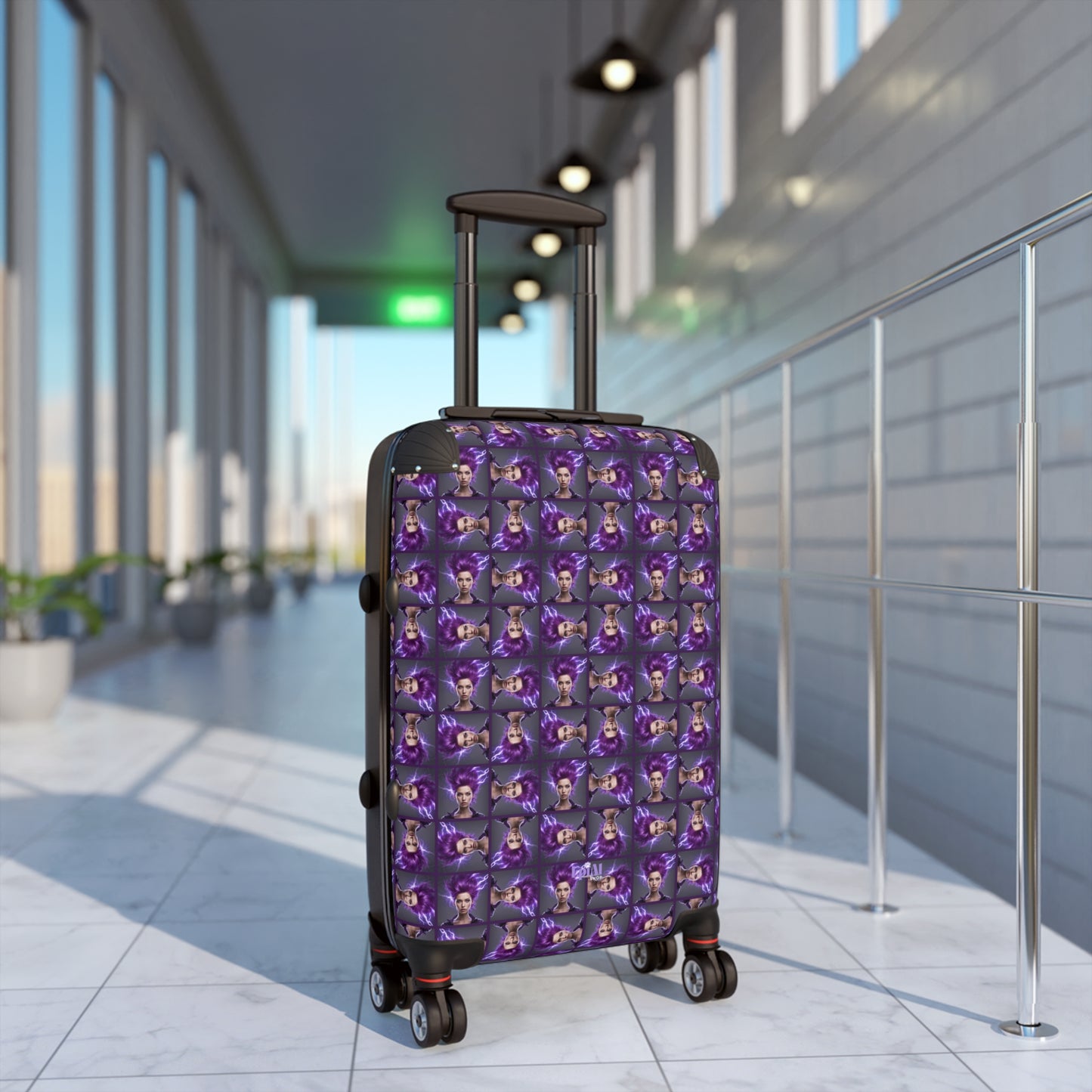 Purple Maze Epilepsy Awareness Suitcase