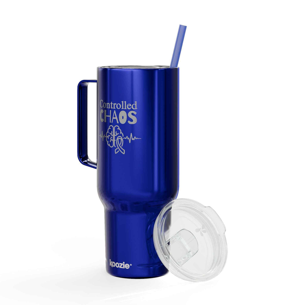 Controlled Chaos 40oz Tumbler – Neurostrong Insulated Travel Mug