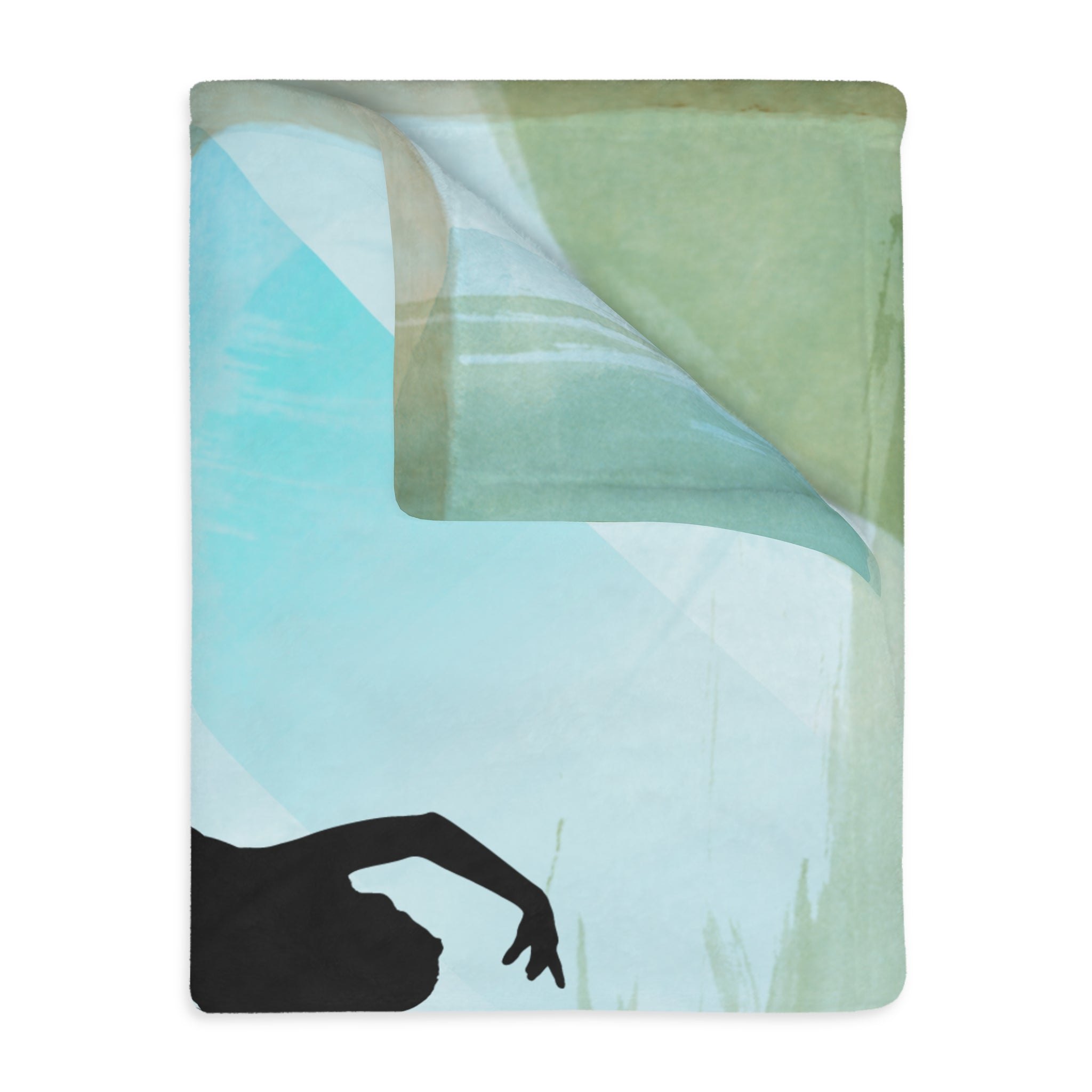 Photo depicting the ​Purrfectly Impurrfect Velveteen Microfiber Blanket (Two-sided print) from EpiAl's Shop.