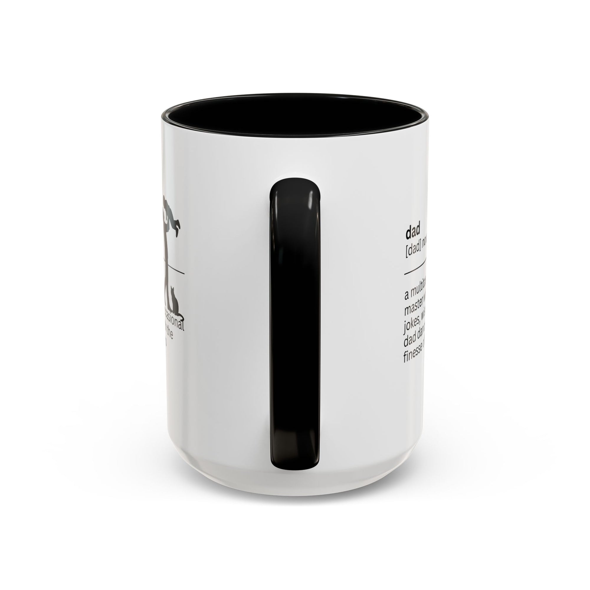 Dad Multitasking Accent Coffee Mug - Perfect Gift for Dads