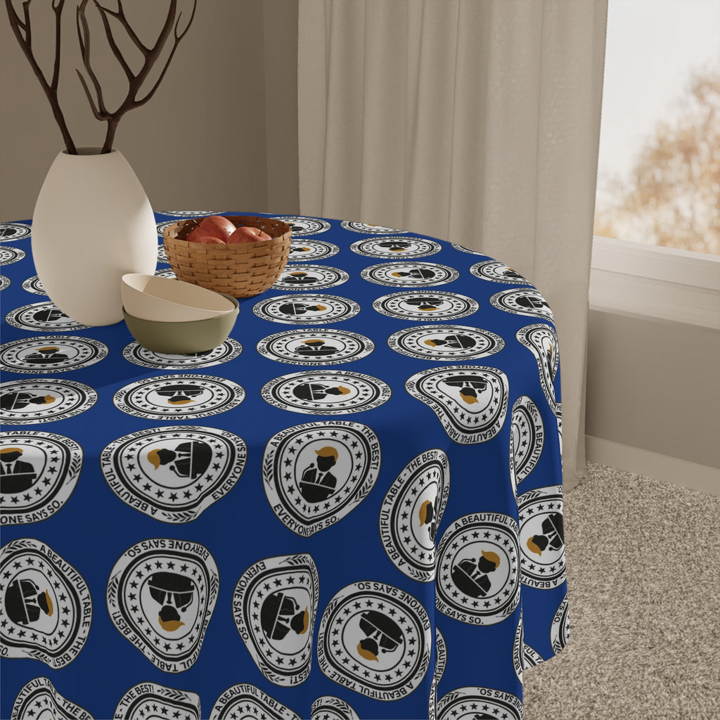 A Beautiful Table Tablecloth – Faux Official Parody Seal Design