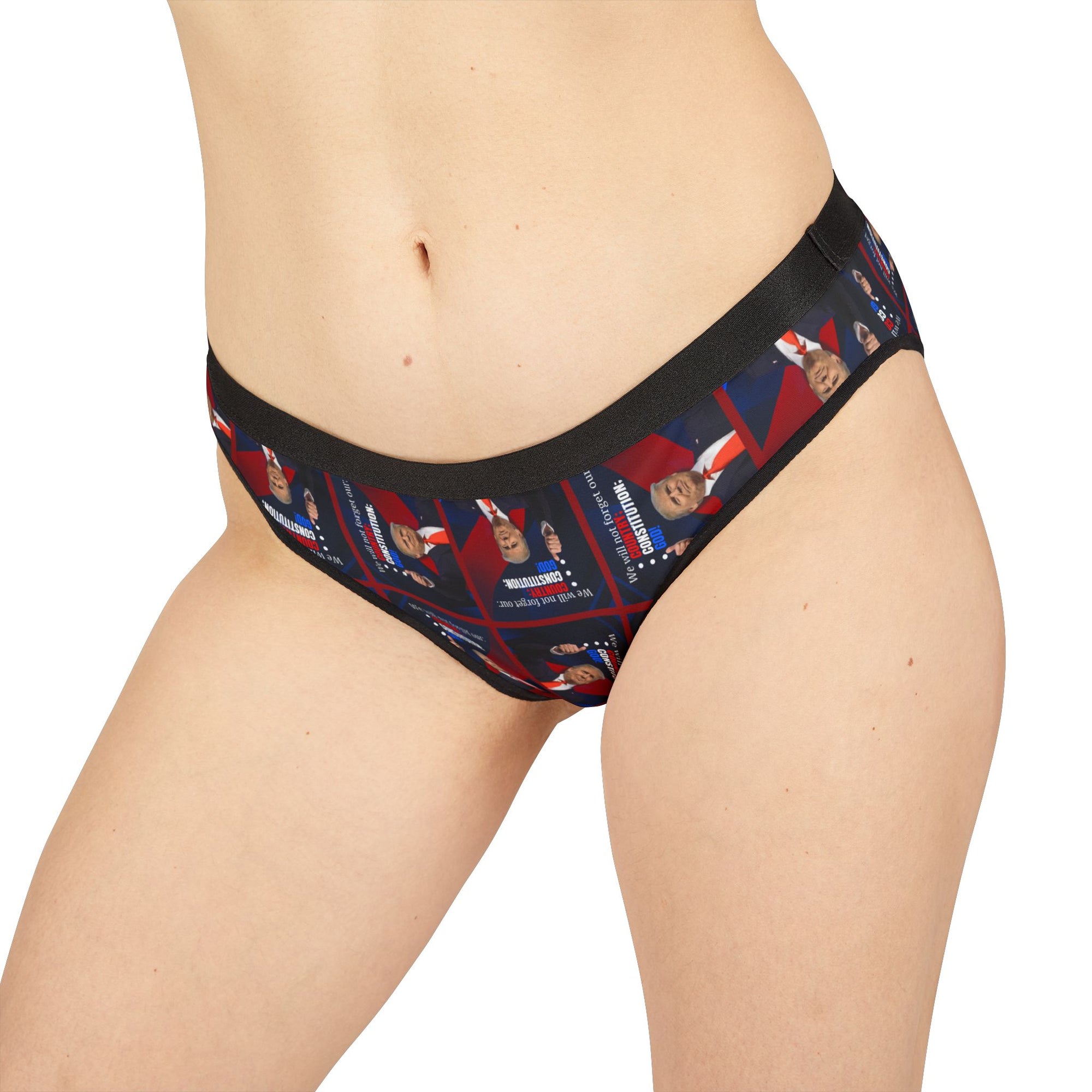 Trump Country Constitution God Pattern Women's Underwear