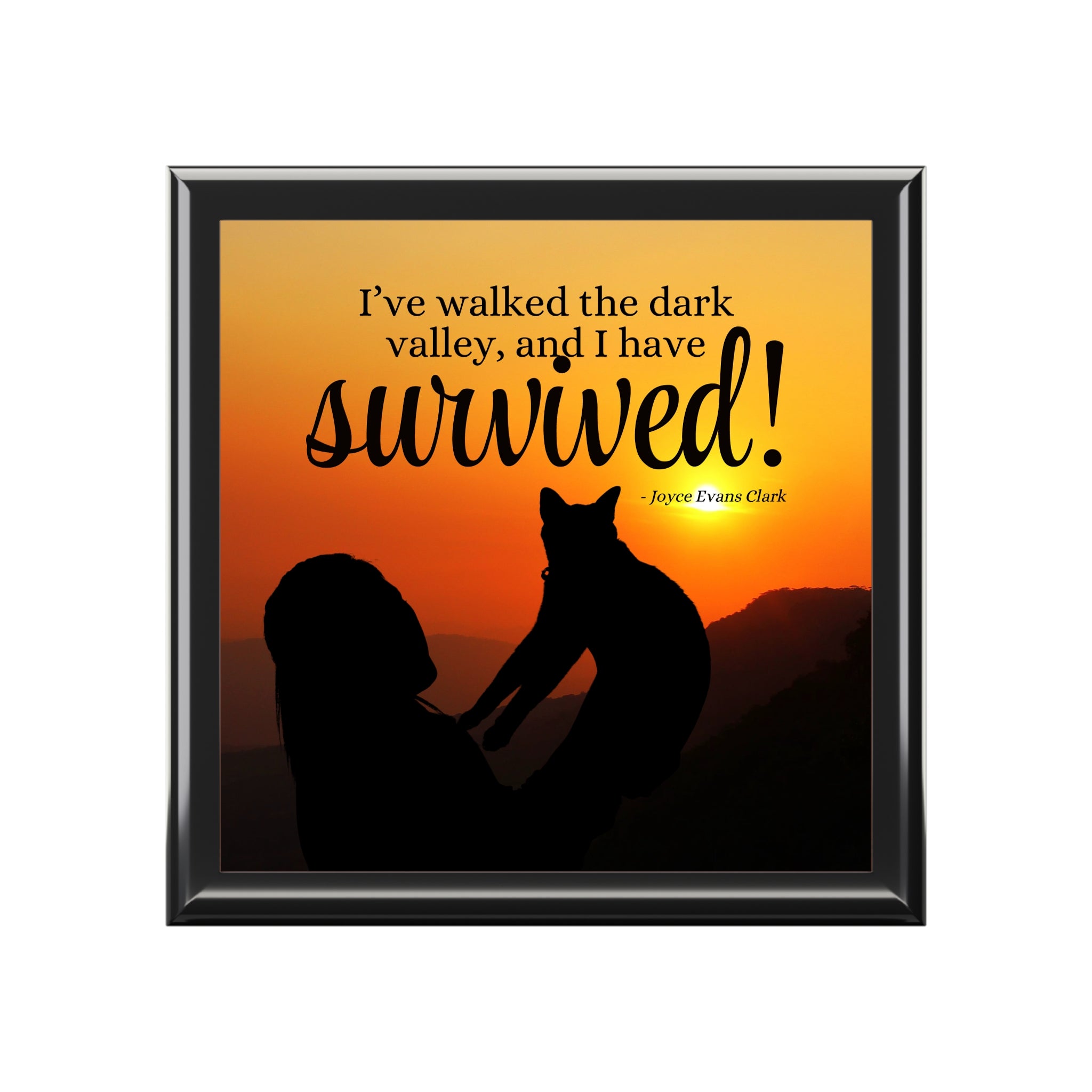 Photo depicting the ​Cat Lady Strong Jewelry Box from EpiAl's Shop.