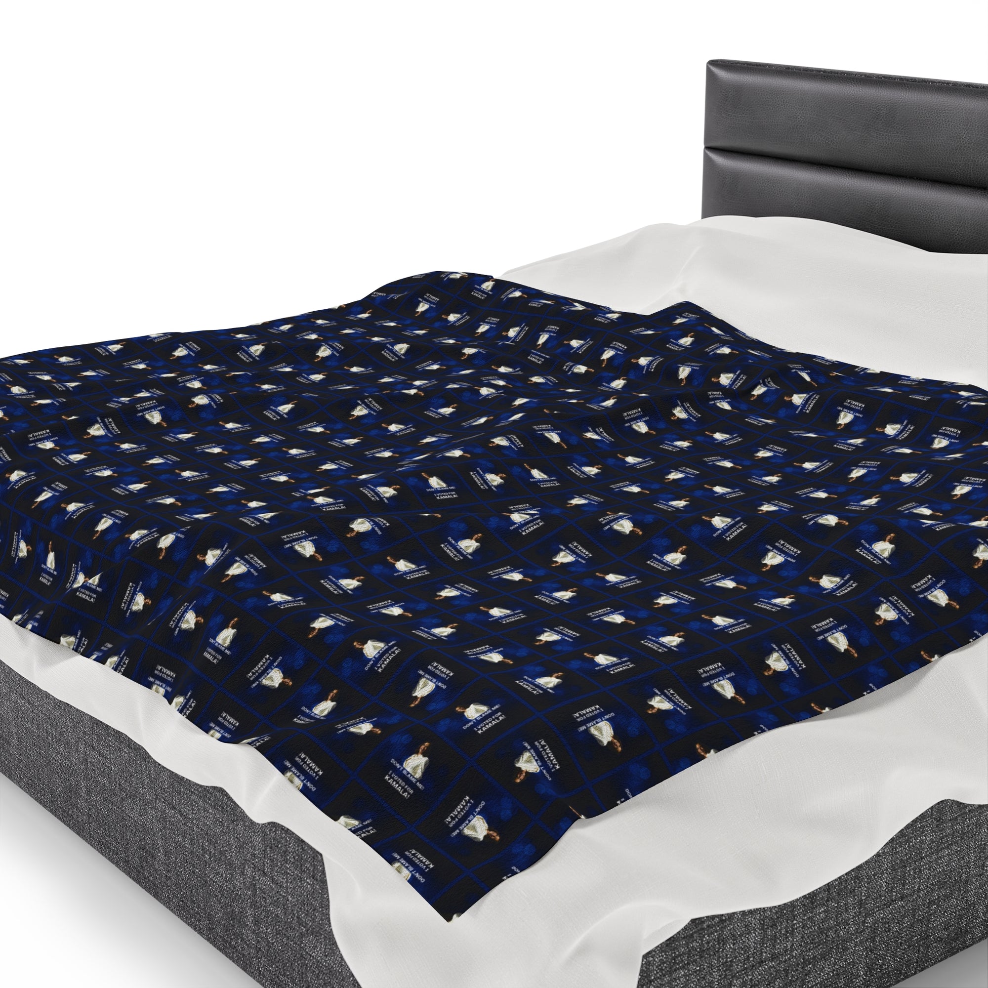 Don't Blame Me Voted for Kamala Velveteen Plush Blanket