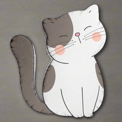 Photo depicting the ​Kitty Shaped Pillow from EpiAl's Shop.