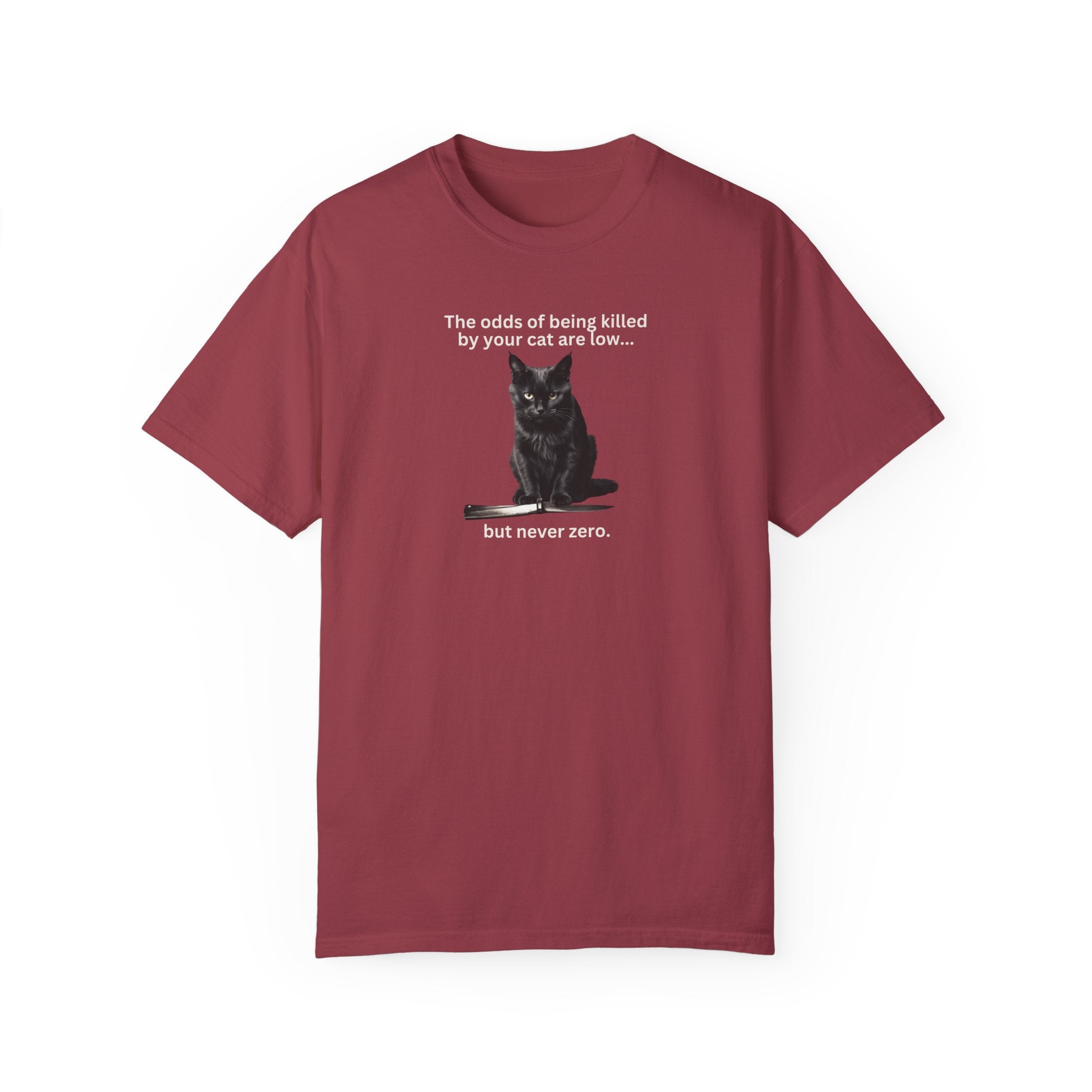 Photo depicting the ​Odds Unisex Garment-Dyed T-shirt from EpiAl's Shop.