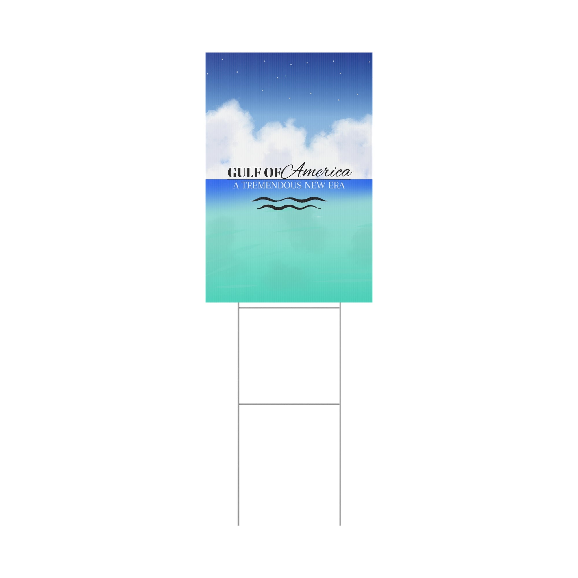 American Gulf Plastic Yard Sign
