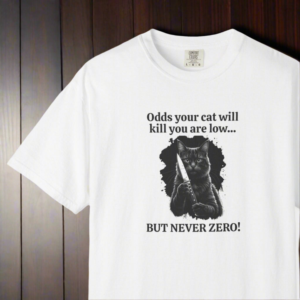 Funny Killer Cat Graphic Tee