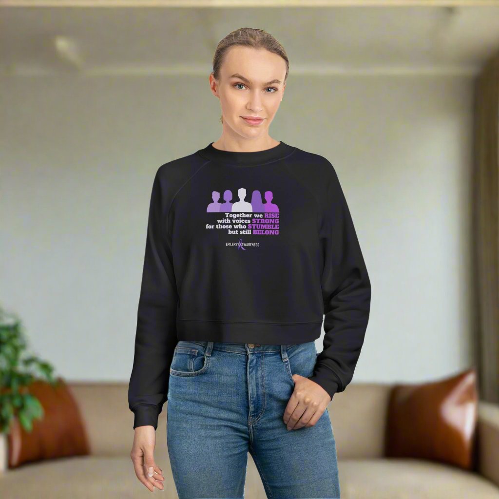 Together We Stand Women's Cropped Fleece Pullover - EpiAl's Shop