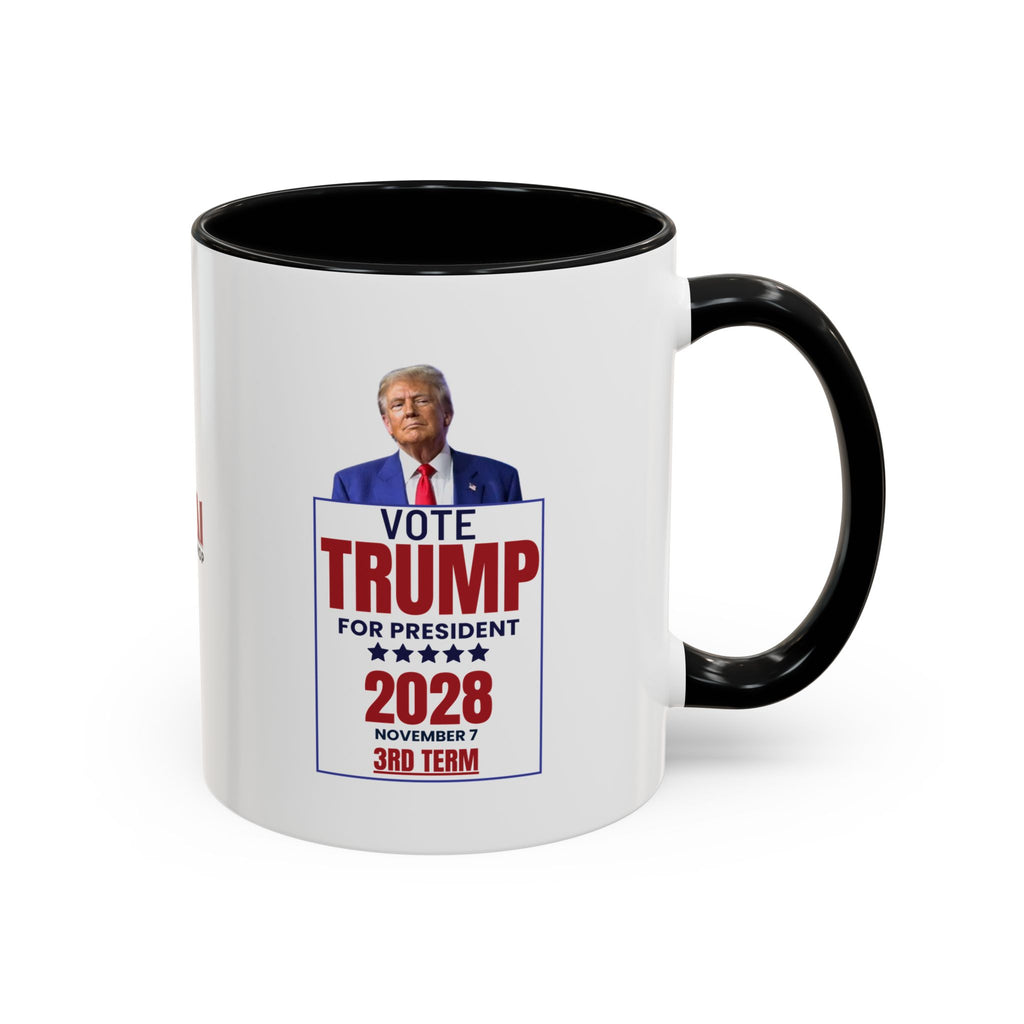 Vote Trump for President Coffee Mug – 11oz & 15oz Accent Mug for Political Enthusiasts