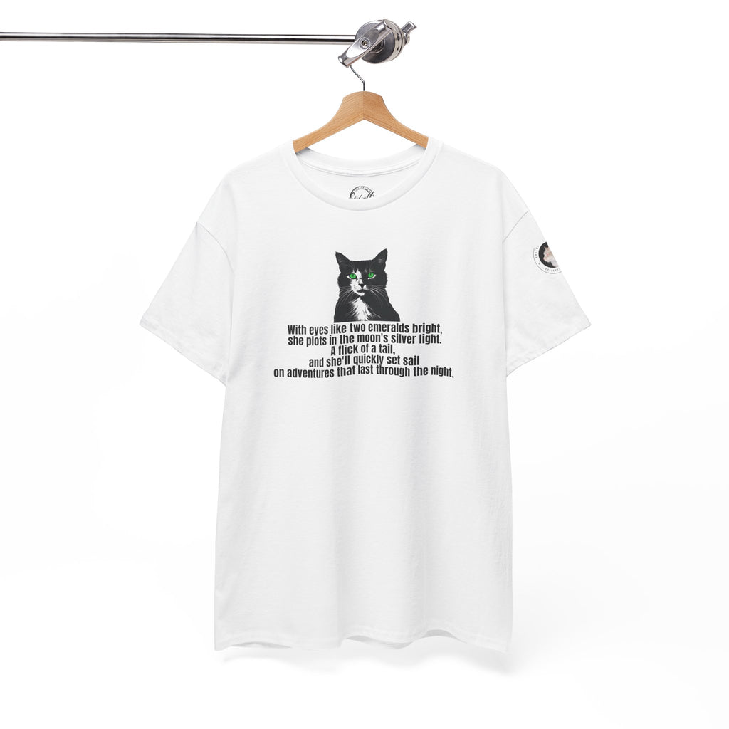 Emerald Eyed Mischief Unisex Heavy Cotton Tee