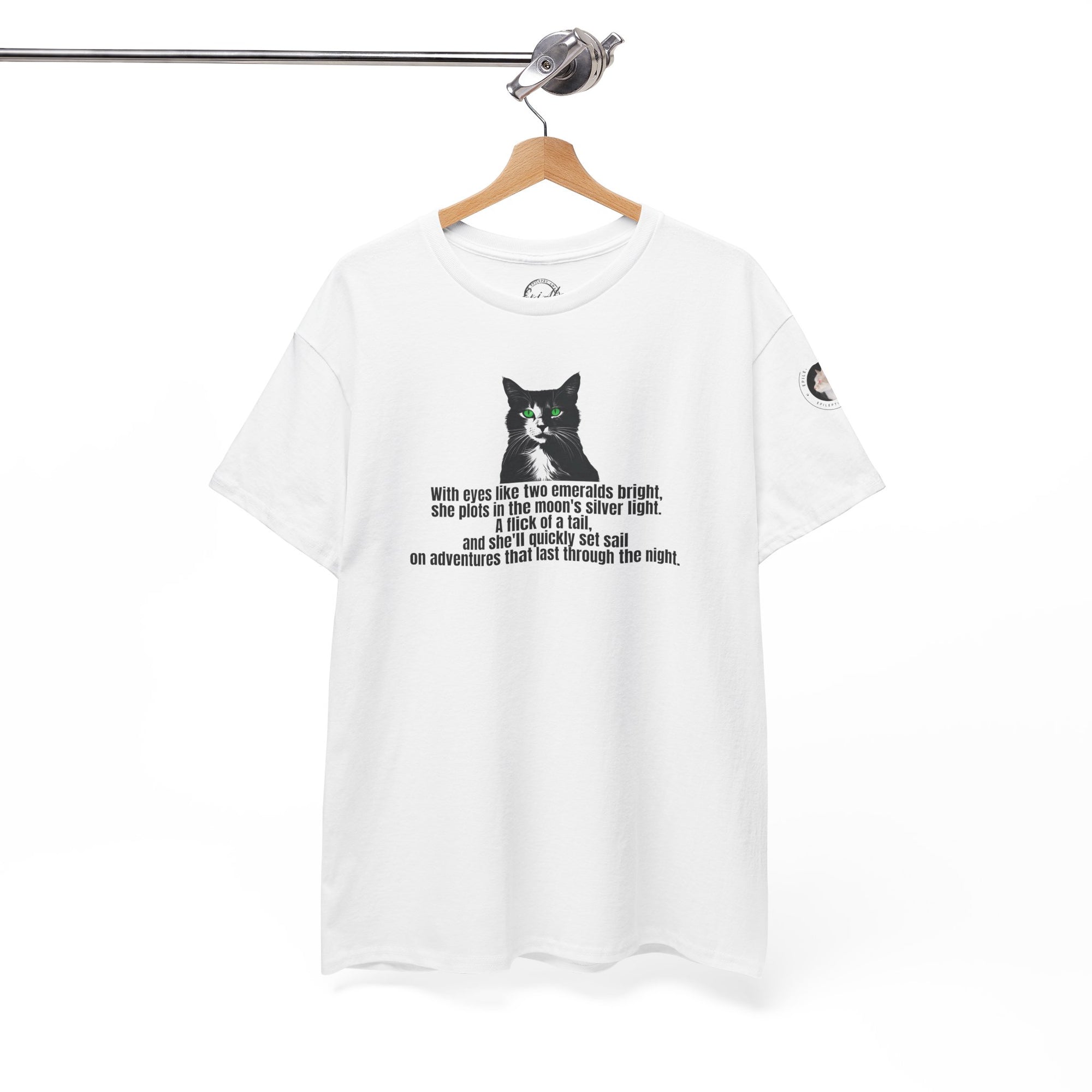 Emerald Eyed Mischief Unisex Heavy Cotton Tee