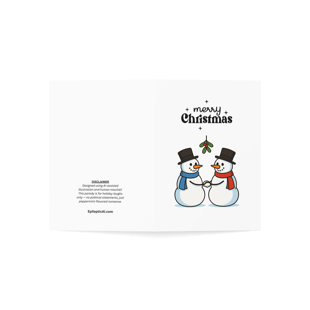 The Spirit of Bipartisanship Christmas Card – 1, 10, 30, 50 pc sets