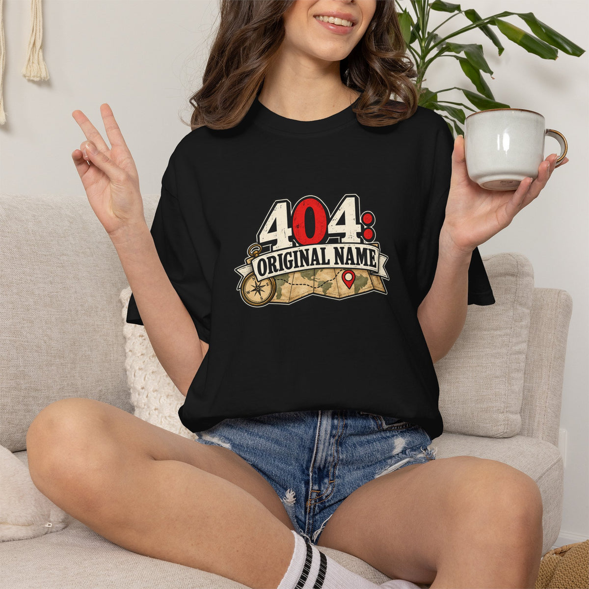 404: Original Name T-Shirt | Funny Geography Renaming Shirt