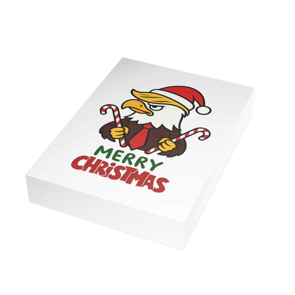 America Loving Eagle Christmas Card – 1, 10, 30, 50 pc. sets
