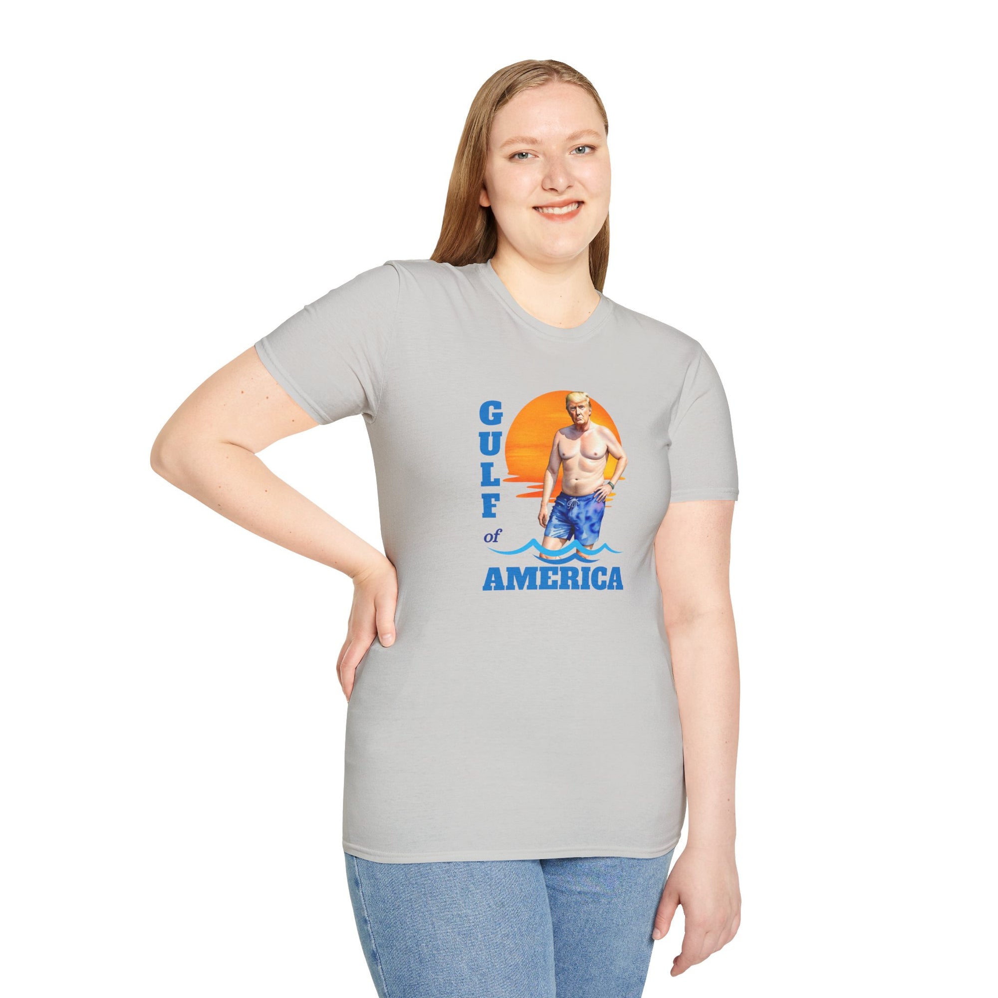 Trump's American Gulf Vintage T-Shirt - Unisex Softstyle Beachwear