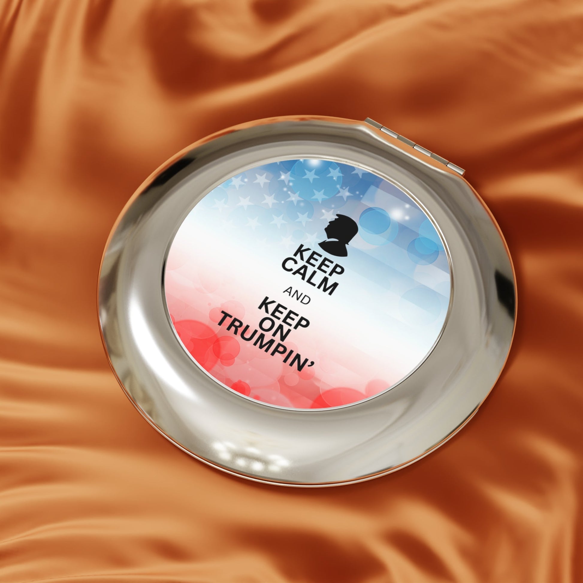 Keep Calm and Keep on Trumpin' Compact Travel Mirror Printify