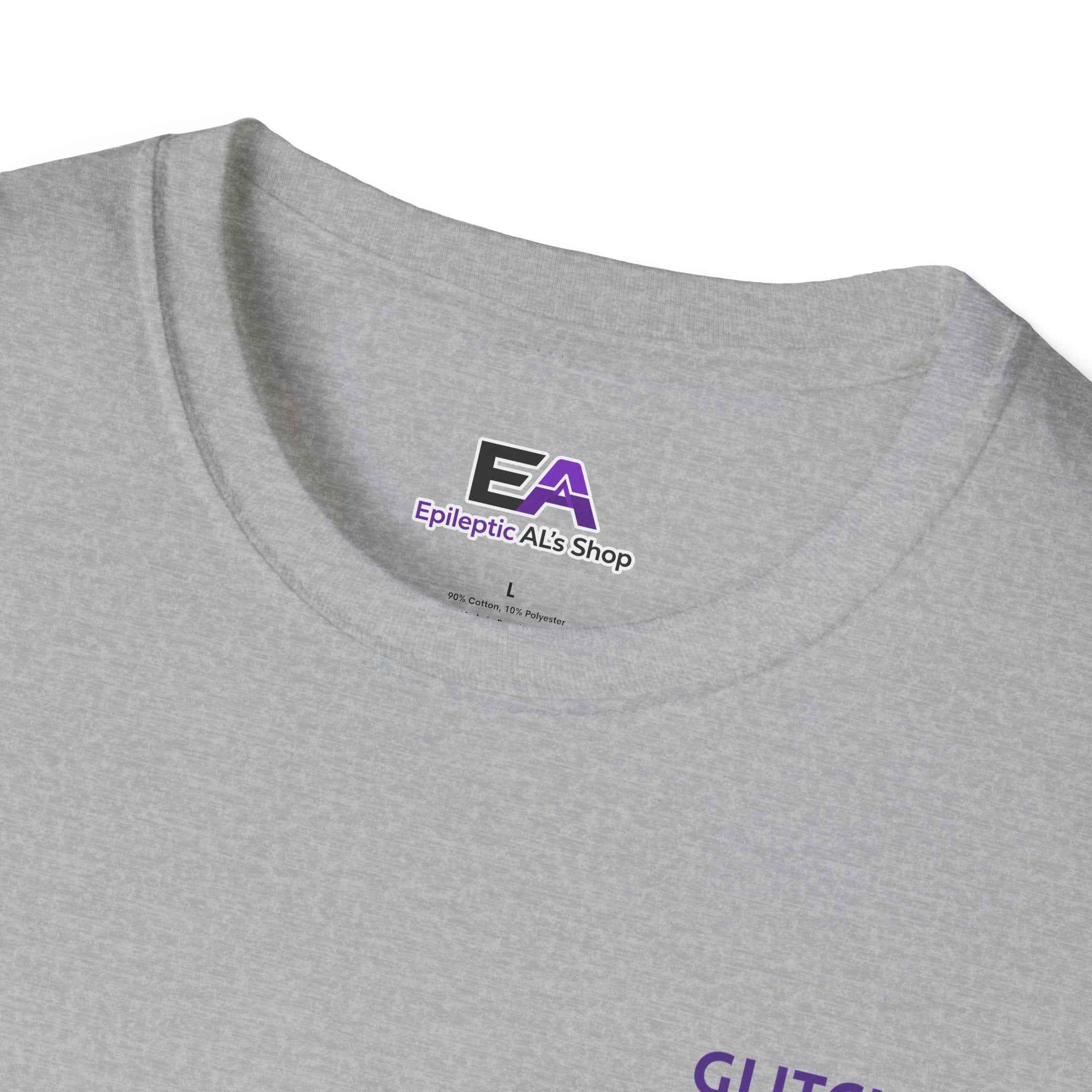 Glitch Happens Tee – Minimalist Seizure First Aid Shirt | Epilepsy Awareness | Neurostrong Apparel